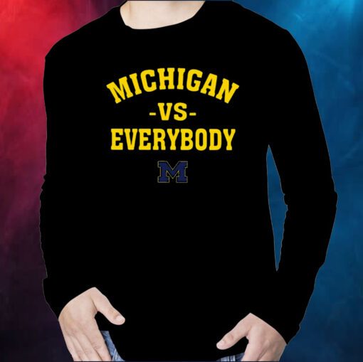 Roman Wilson Michigan Vs Everybody Long Sleeve Shirt