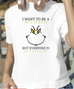 Christmas I Want To Be A Nice Person Gift TShirt