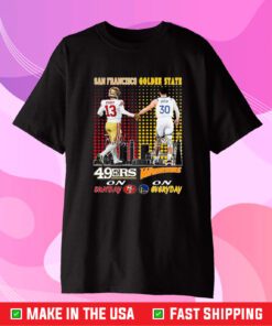 San Francisco 49ers On Sunday And Golden State Warriors On Everyday Signatures T-Shirt