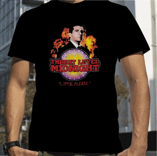 Michael Scott The Office Threat Level Midnight T-Shirt