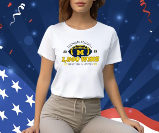 Michigan Football 1000 Wins T-Shirt