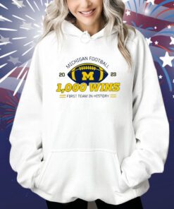 Michigan Football 1000 Wins Hoodie Shirt