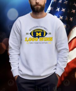 Michigan Football 1000 Wins Sweatshirt Shirt