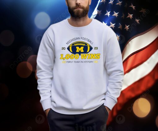 Michigan Football 1000 Wins Sweatshirt Shirt