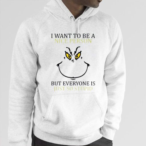 Christmas I Want To Be A Nice Person Gift TShirt