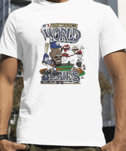 Texas Rangers Vs Arizona Diamondbacks 2023 World Series Cartoon T-Shirt