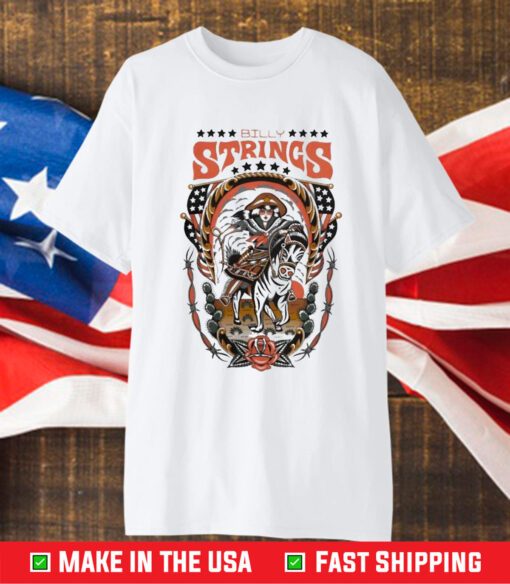 Billy Strings Merch #3 Back Tattoo Fall Tour 2023 T Shirt