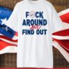 F Around And Find Out Texas Rangers Logo T-Shirt