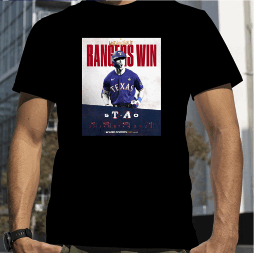 Went And Took It Rangers Win World Series T-Shirt