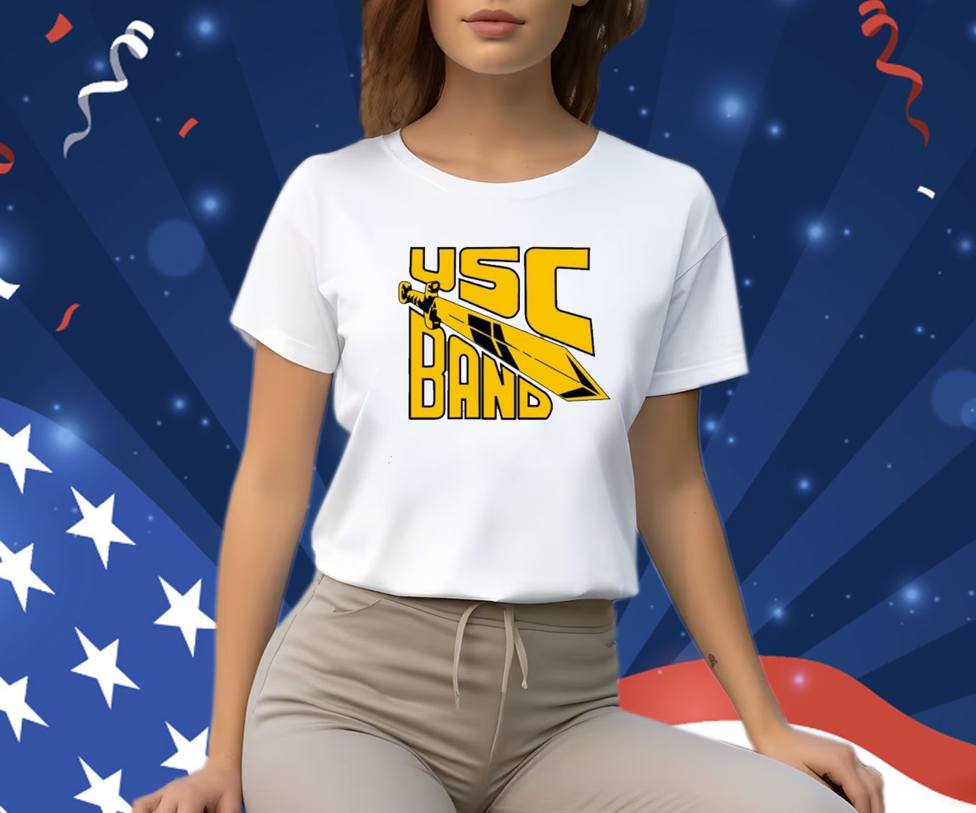 Usc Trojans Marching Band Russell Athletic T-Shirt