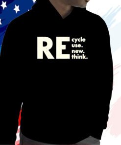 Re Cycle Use New Think 2023 Hoodie