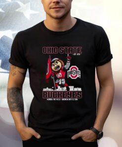 Ohio State Est 1870 Buckeyes Across The Field Buckeye Battle Cry T-Shirt