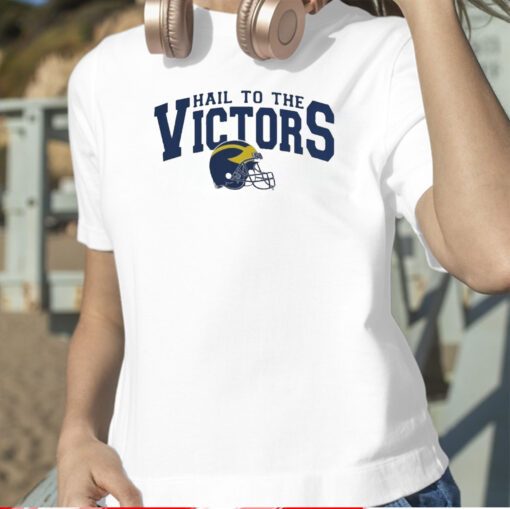 Michigan Wolverines Football Hail To The Victors T-Shirt