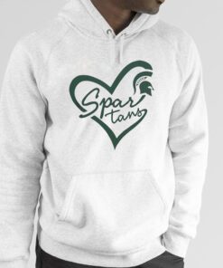 Michigan State Spartans Script Heart MSU T-Shirt