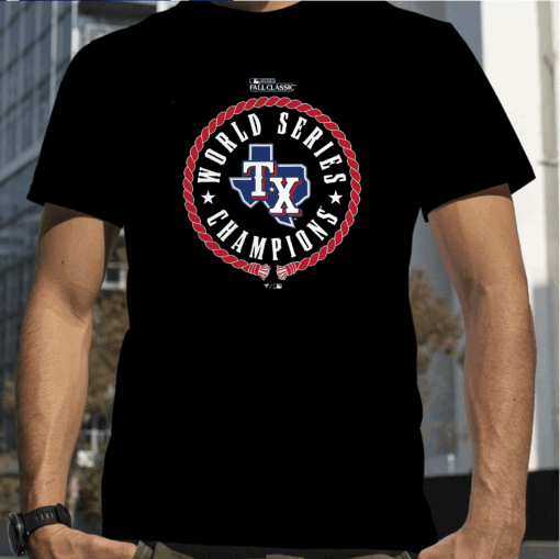 Texas Rangers 2023 World Series Champions Stealing Home T-Shirt