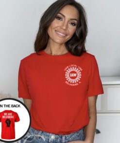 Uaw We Are Belvidere Red Women Shirt