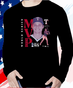 Corey Seager Texas Rangers 2023 World Series Champions Mvp Long Sleeve T-Shirt