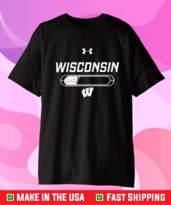 Wisconsin Badgers Red Hockey Gameday Tech Terry T-Shirt