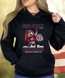 Ohio State Est 1870 Buckeyes Across The Field Buckeye Battle Cry Hoodie