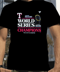 Texas Rangers Fanatics Branded 2023 World Series Champions Locker Room T-Shirt