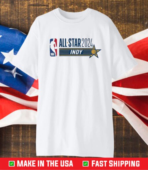 NBA All Star 2024 Game Indianapolis Logo T-Shirt