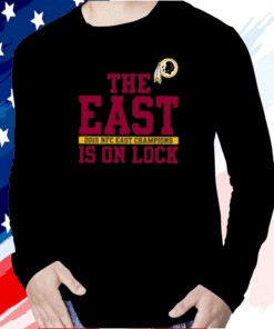 The East Is On Lock 2015 NFC East Champions Washington Commanders Unisex Shirt