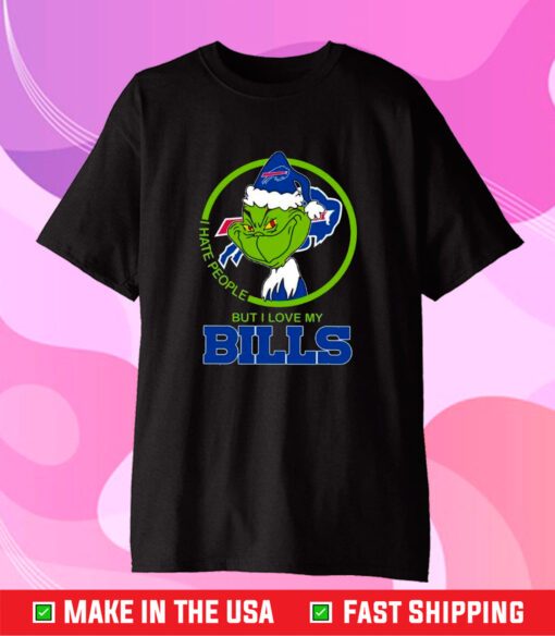 Grnch I Hate People But I Love My Bills T-Shirt