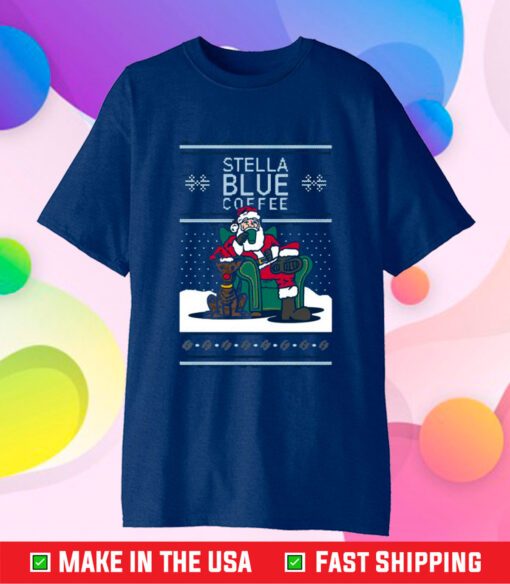 Stella Blue Coffee Ugly Sweater T-Shirt