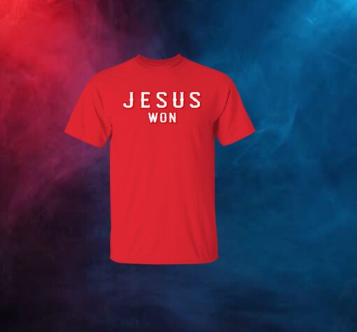 Evan Carter Jesus Won T-Shirt