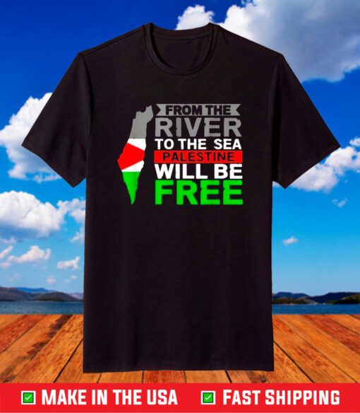 From The River To The Sea Palestine Will Be Free Men T-Shirt