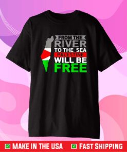 From The River To The Sea Palestine Will Be Free Men T-Shirt