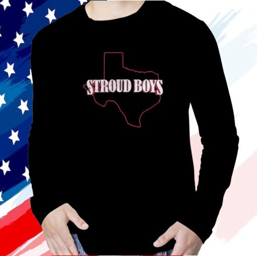 Stroud Boys Texans State Outline Long Sleeve Shirt