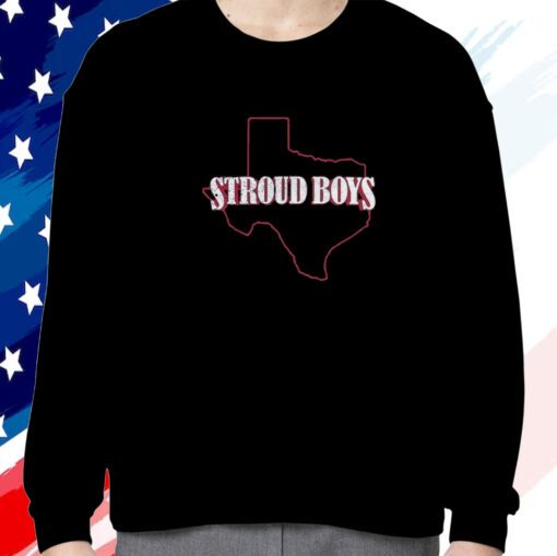 Stroud Boys Texans State Outline Sweatshirt
