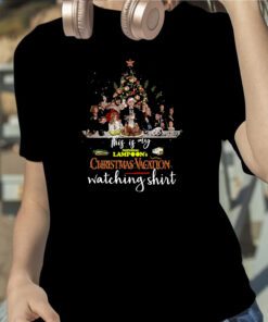Official This Is My Christmas Vacation Wathching T-Shirt