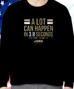 Jmu Basketball A Lot Can Happen In 38 Seconds Sweatshirt