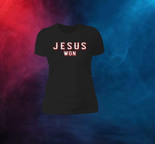 Evan Carter Jesus Won Women T-Shirt