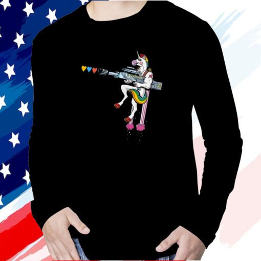 Punk Rock Rainbow Unicorn T-Shirt