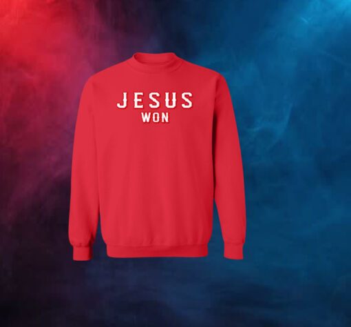 Evan Carter Jesus Won Sweatshirt