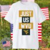 West Virginia Mountaineers Basketball JUST US Bench Legend TShirt