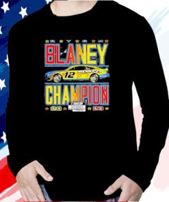 Ryan Blaney 2023 NASCAR Cup Series Champion Trophy Long Sleeve Shirt