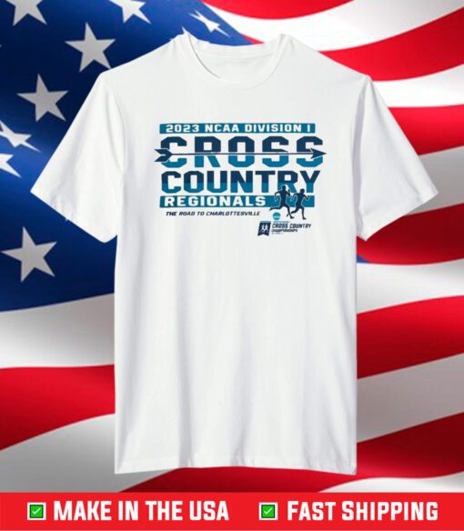 The Road To Charlottesville NCAA Division I Cross Country Regionals 2023 Shirt