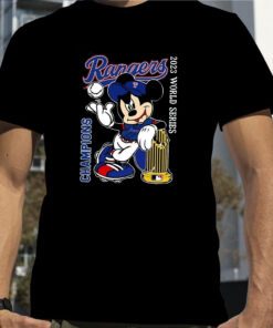Mickey Rangers 2023 World Series Champions T-Shirt