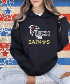 Atlanta falcons fuck the saints t-shirt