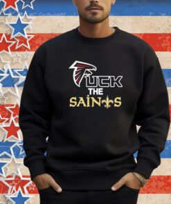 Atlanta falcons fuck the saints t-shirt