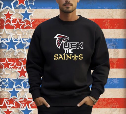Atlanta falcons fuck the saints t-shirt