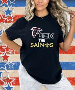 Atlanta falcons fuck the saints t-shirt