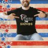 Atlanta falcons fuck the saints t-shirt