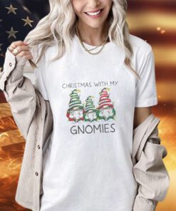 Christmas with my Gnomies lights shirt