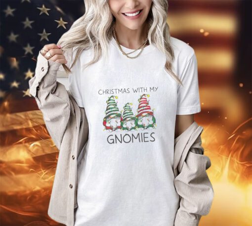 Christmas with my Gnomies lights shirt