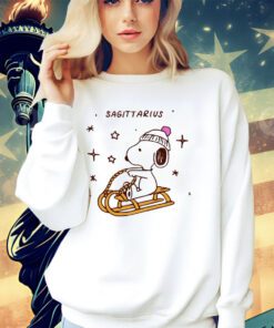 Sagittarius winter Snoopy Peanuts shirt